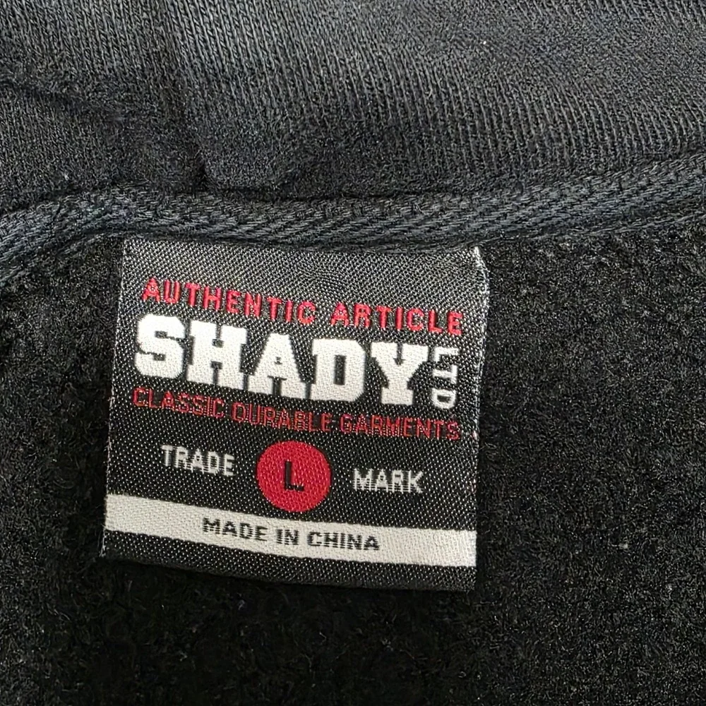 Vtg Shady LTD  Full‎ Zip Hoodie Men L Brick Puff Eminem Rap Hip Hop Jacket READ - Picture 6 of 13